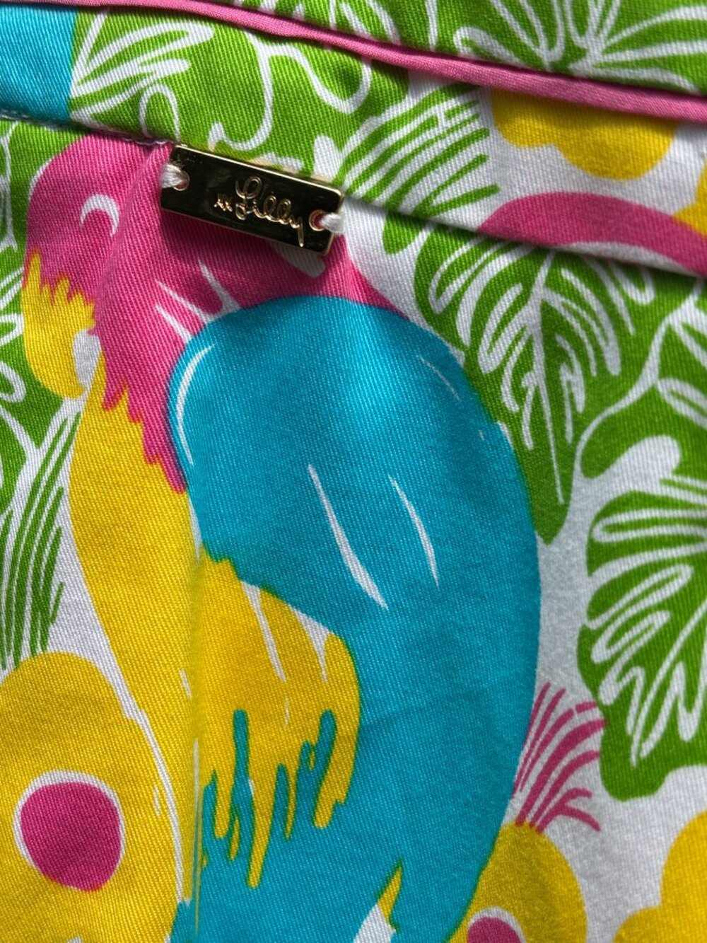 Lilly Pulitzer Tropical Toucan Print Skort Size 6 Like New - Picture 2 of 6